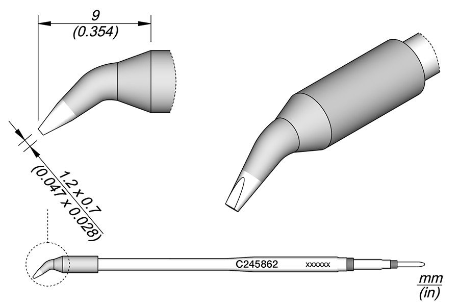 JBC PUNTA SALDANTE C245-862 - CACCIAVITE CURVO