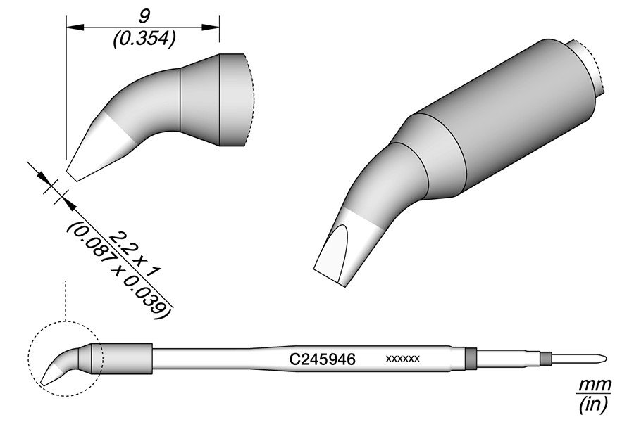 JBC PUNTA SALDANTE C245-946 - CACCIAVITE CURVO