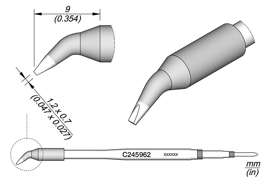 JBC PUNTA SALDANTE C245-962 - CACCIAVITE CURVO
