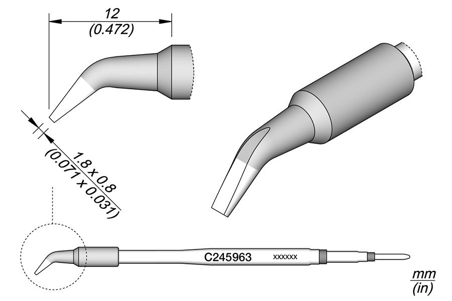 JBC PUNTA SALDANTE C245-963 - CACCIAVITE CURVO