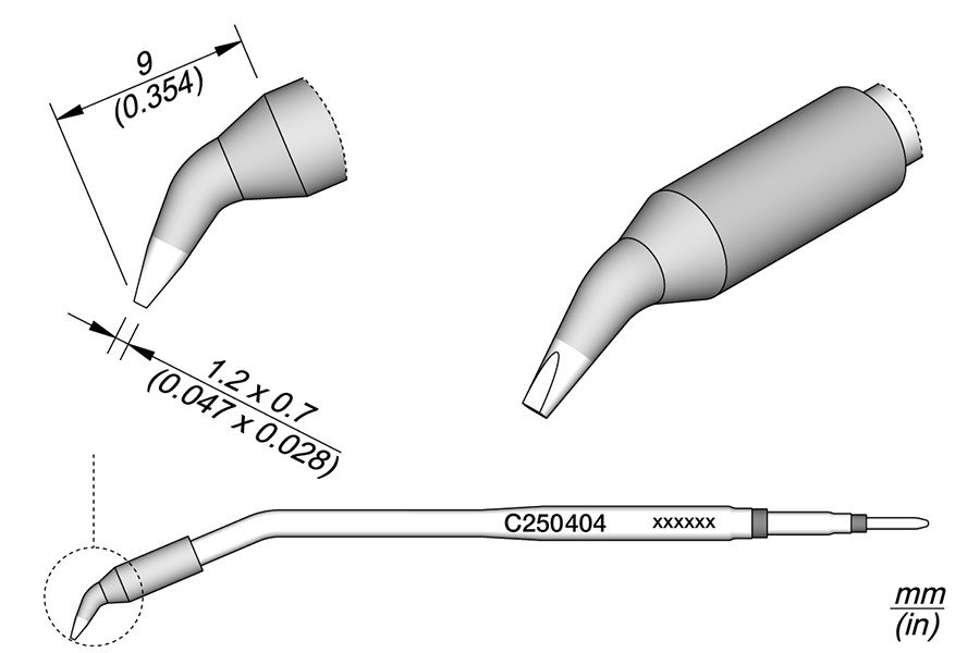 JBC C250-404 PUNTA SALDANTE CACCIAVITE CURVO