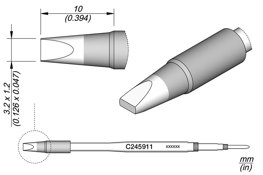 JBC PUNTA SALDANTE C245-911 - CACCIAVITE 3.2X1.2
