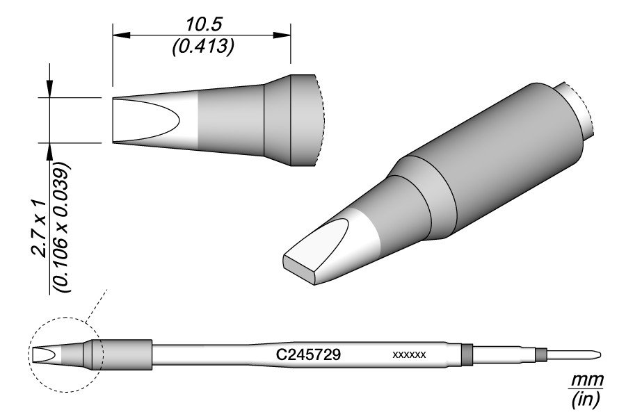 JBC PUNTA SALDANTE C245-729 - CACCIAVITE 2.7X1.0