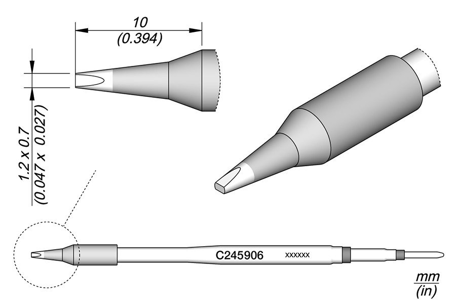 JBC PUNTA SALDANTE C245-906 - CACCIAVITE 1.2X0.7