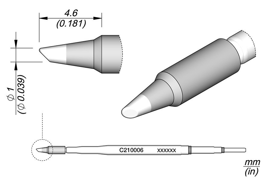 JBC PUNTA SALDANTE C210-006 - FETTA DI SALAME 1.0