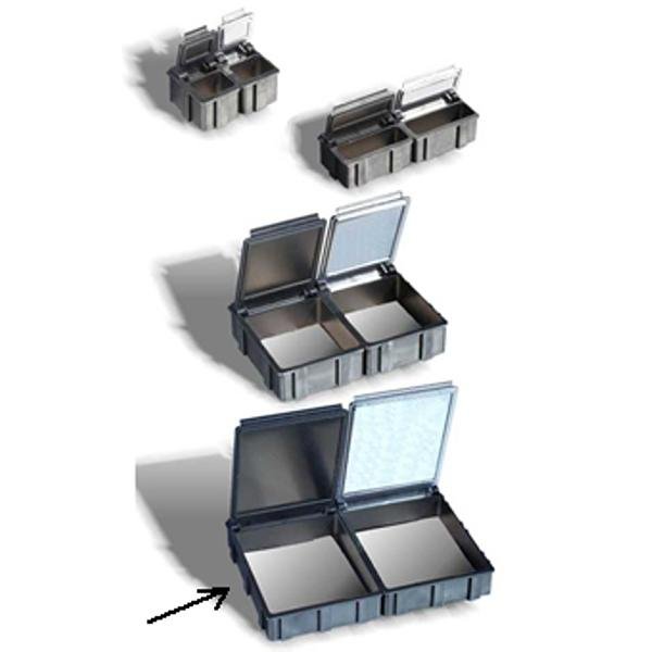 SNAPBOX4 coperchio a molla ESD nero int. 68X57X15