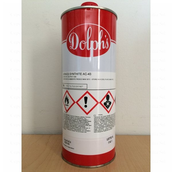 DOLPH'S AC-43 VERNICE TRASPARENTE LATTA 1LT
