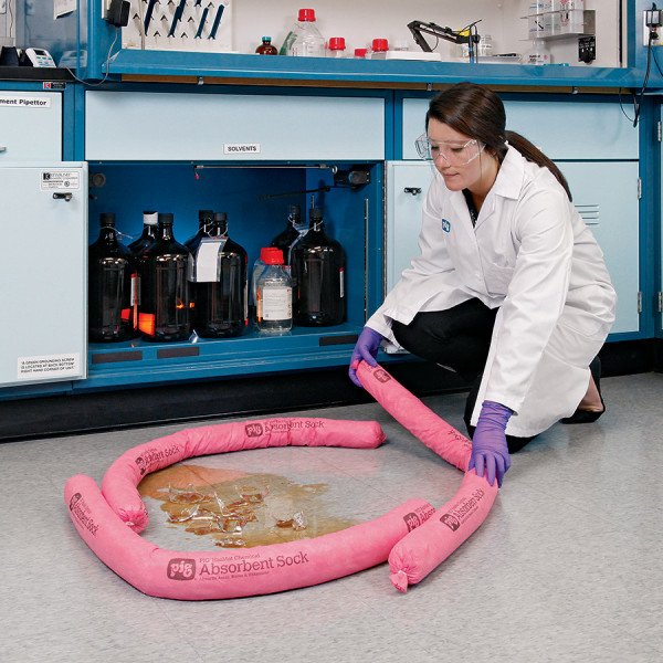 NEW PIG 124CR SALSICCIOTTI ASSORBENTI HAZ-MAT12P