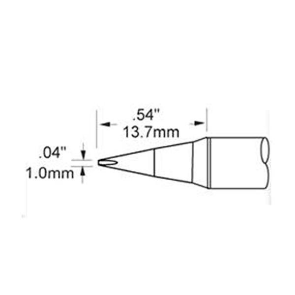 METCAL SFV-CH10AR - PUNTA A CACCIAVITE 1.0 MM X