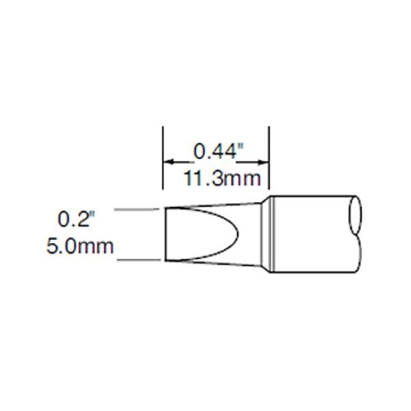 METCAL SFV-CH50A - PUNTA A CACCIAVITE 5.0 MM