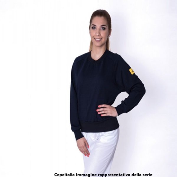FELPA ANTISTATICA ESD SWS-THSS-GA GRIGIA TAGLIA L