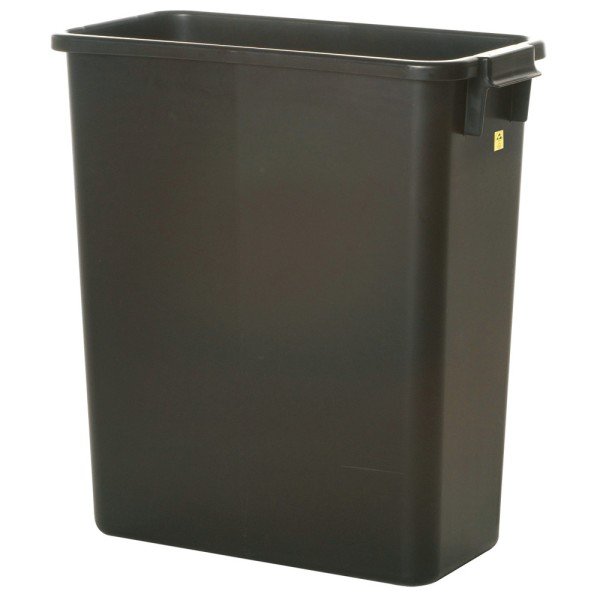 CESTINO ESD PER RIFIUTI - 60 LT - 280X555X590 MM