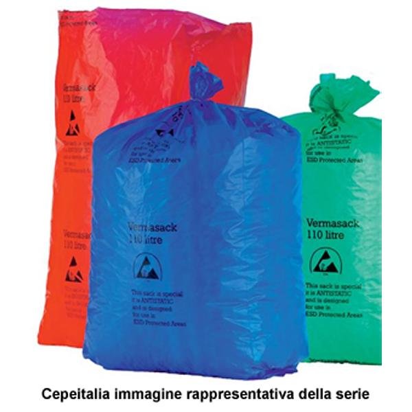 SACCHI ESD PER IMMONDIZIA - COLORE VERDE - 110