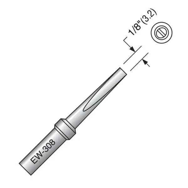 PLATO EW-308 - PUNTA SALDANTE - CACCIAVITE 3.2MM