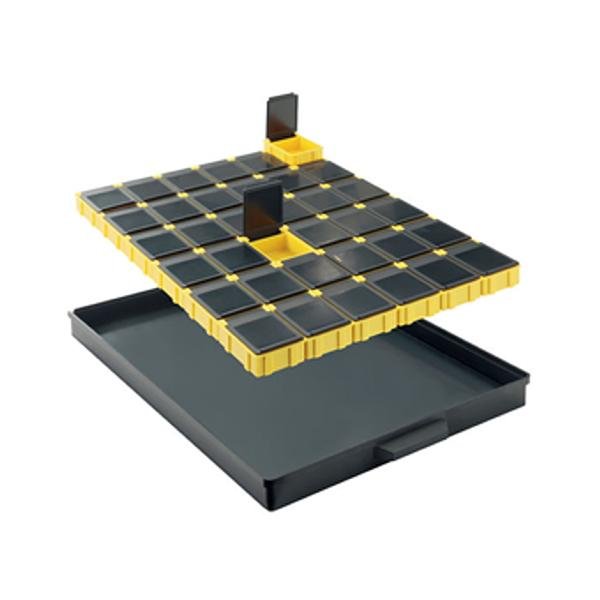 CONTENITORE CON 36 SCOMPARTI DISS 41X37X15MM E