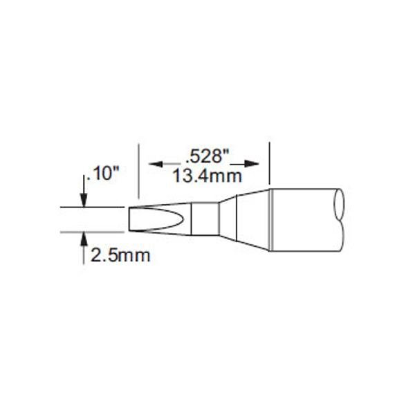 METCAL SFV-CH25AR - PUNTA A CACCIAVITE 2.5 MM