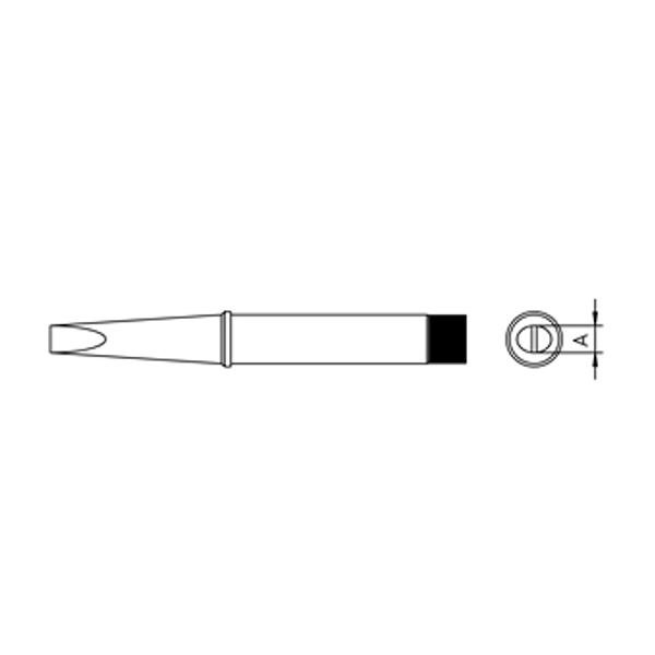 WELLER CT2G8 - PUNTA PER STILI 200W 220V DA 425°C
