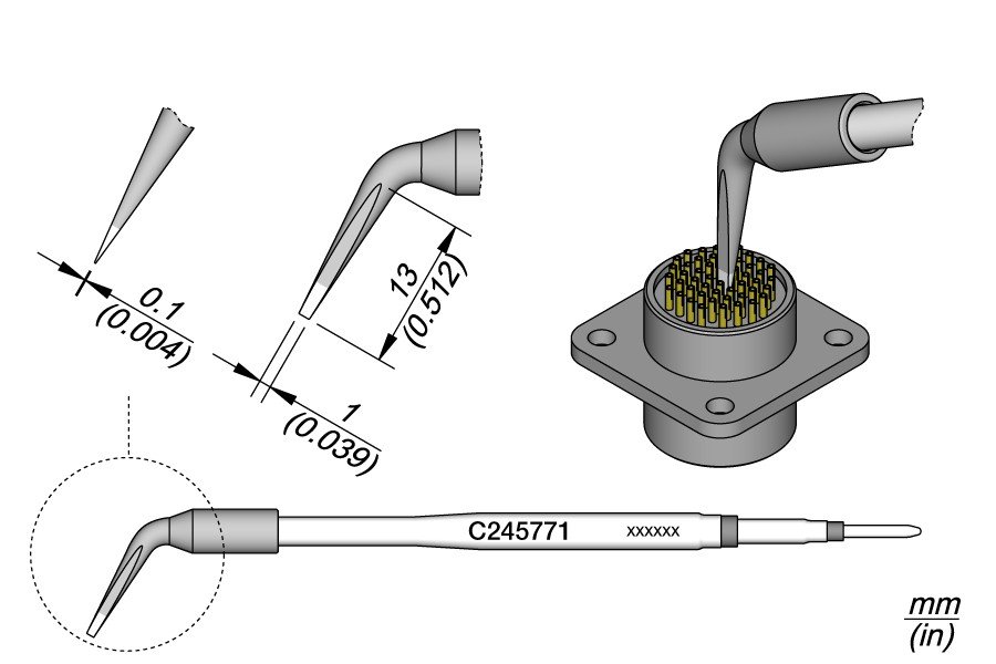 JBC PUNTA SALDANTE C245-771 - CACCIAVITE CURVO