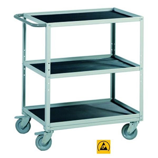 TRESTON - TROLLEY ESD - 650X450X775MM - GRIGIO
