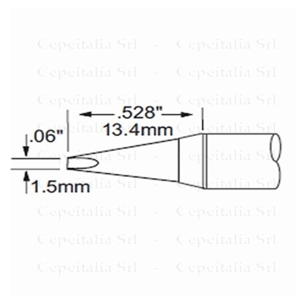 METCAL STV-CH15A - PUNTA A CACCIAVITE 1.5 MM