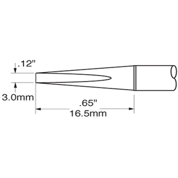 METCAL SCV-CH30AR - PUNTA A CACCIAVITE 3.0 MM