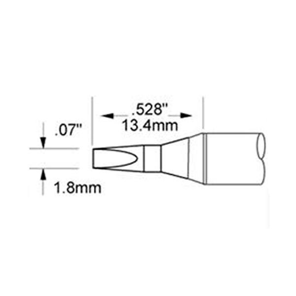 METCAL SFV-CH18AR - PUNTA A CACCIAVITE 1.80 MM