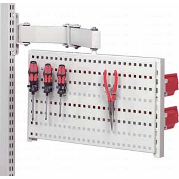 TRESTON - SUPPORTO SNODATO CON PANNELLO PERFORATO