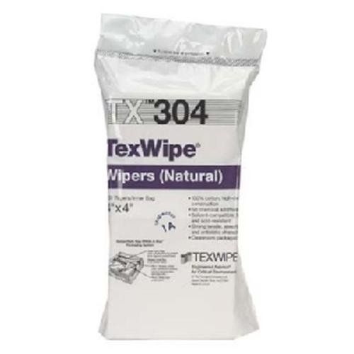 TEXWIPE TX304 WIPERS - CLEANROOM COTTON - 10X10CM