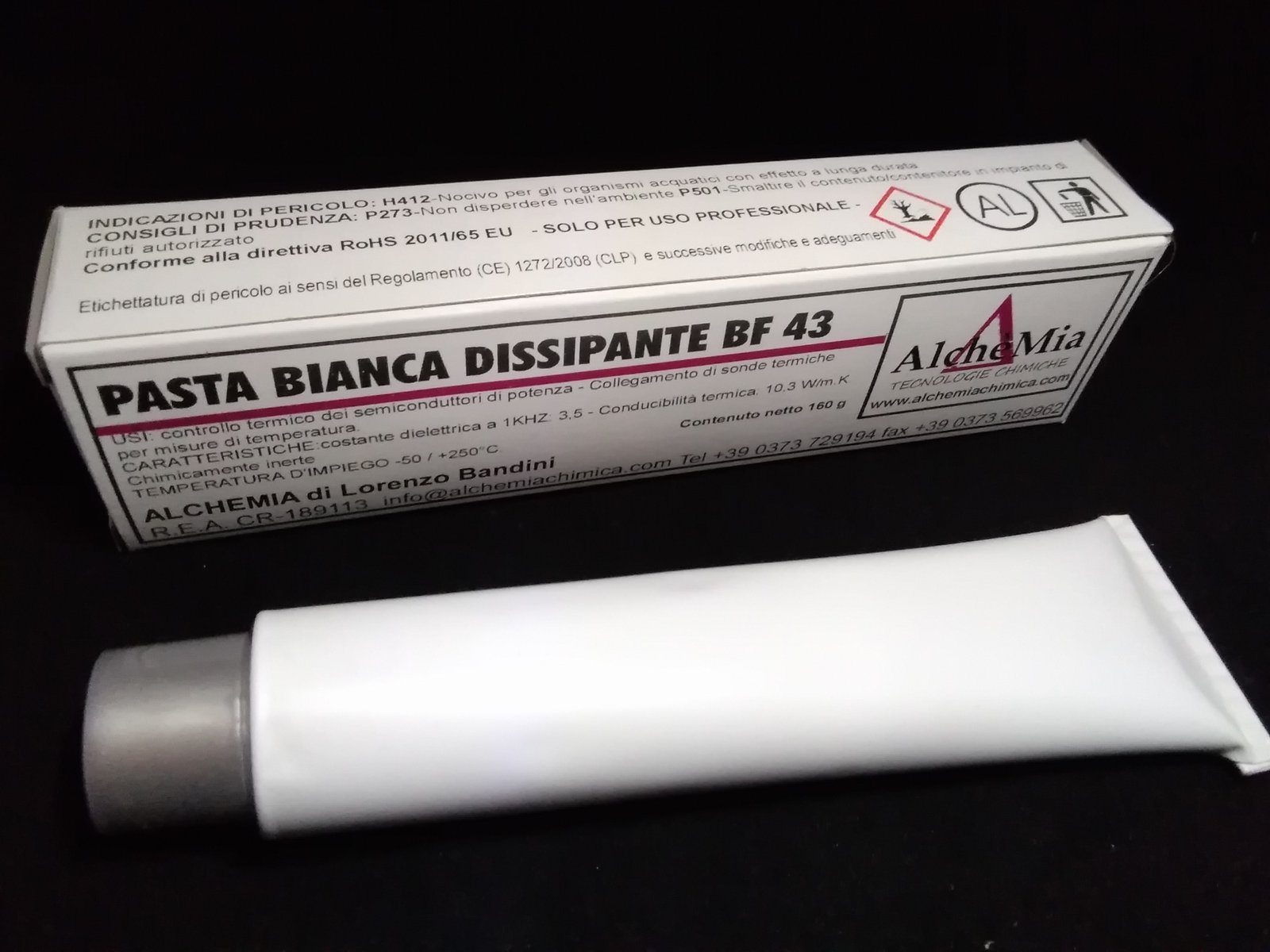PASTA BIANCA DISSIPANTE BF43 - TUBETTO 50GR