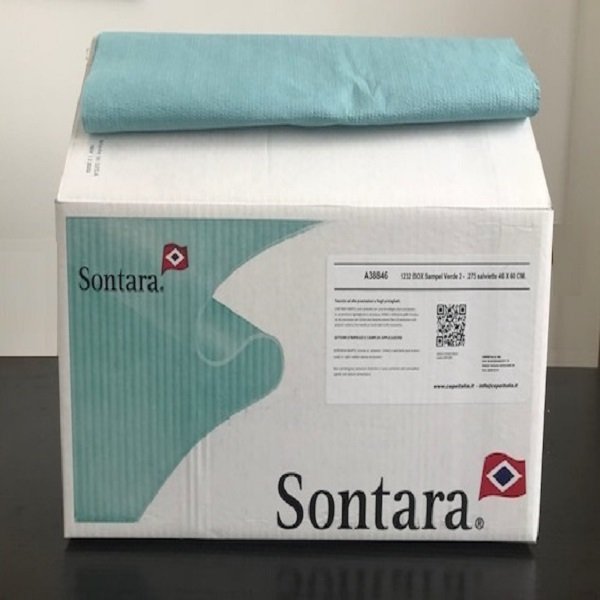 SONTARA 1232 box sampel verde 275 telini 46X61cm