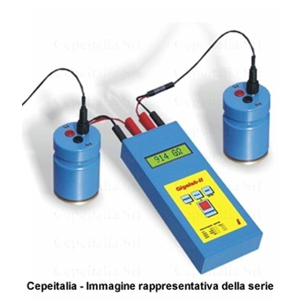 MEGAOHMETRO + PROBES + VALIGETTA + CERTIFICATO