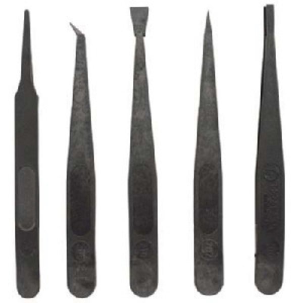 TECHNI-PRO 758TW777 ESD FULL PLASTIC TWEEZER KIT,
