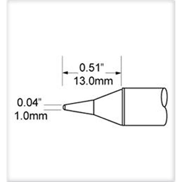 METCAL SCV-CNL10 - PUNTA CONICA 1 MM X 13 MM