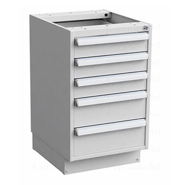 TRESTON - CASSETTIERA CON BASE - CASSETTI: 3X100
