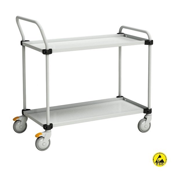 TRESTON - CARRELLO 2 RIPIANI TRTA 2, ESD