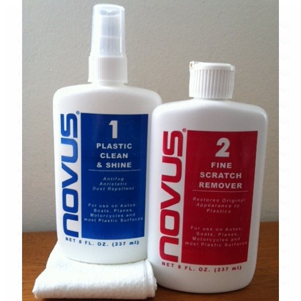 NOVUS PLASTIC POLISH KIT 1&2 X 237 ML (8 ONCE)
