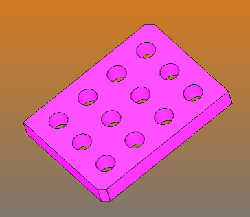 SAGOMATO INFERIORE IN FOAM ANTISTATICO ROSA
