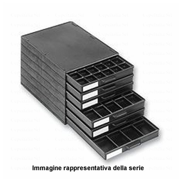 CASSETTIERA  Mod.62  con 4 cassetti  340X250X62mm