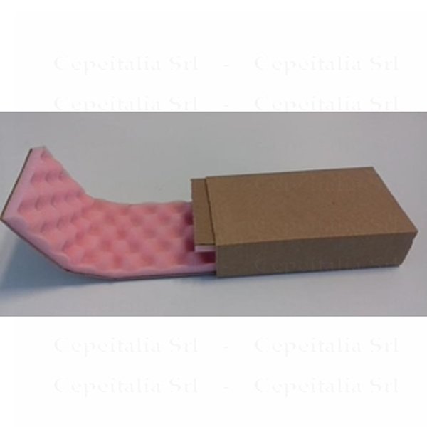 SCATOLA A FASCIONE CON SPUGNA ANTISTATICA