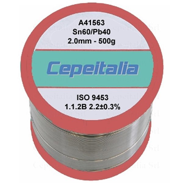 FILO STAGNO PER SALDARE SN60/40 SEZIONE 2.0MM