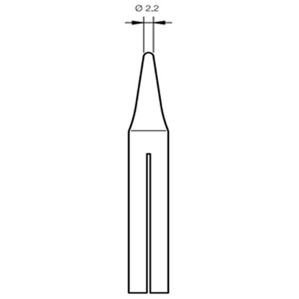 JBC PUNTA SALD. B-15D - CONICA Ø2.2 30ST/40ST/SL20