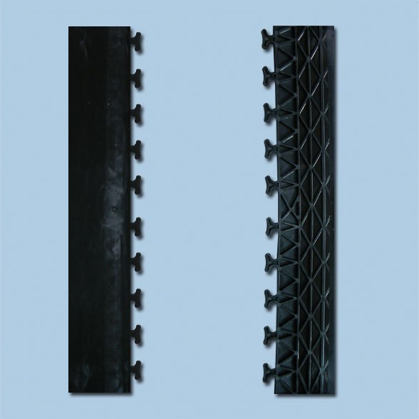 RAMPA NERA IN PVC A INCASTRO POSITIVO - 608X100MM