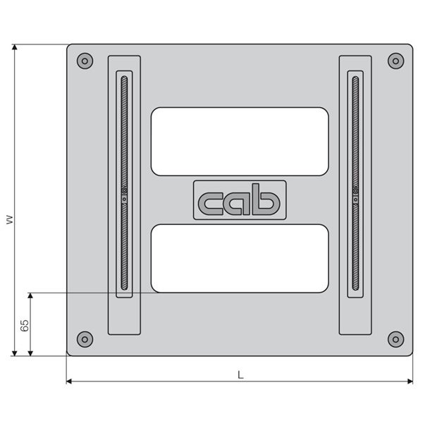 RACK CAB METALLO 701.3 CONDUTTIVO 355X320X563MM