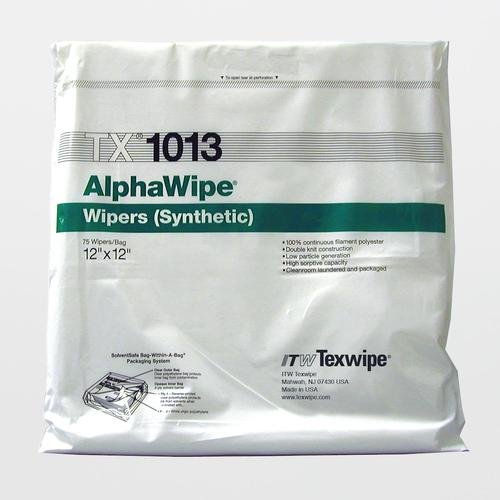 TEXWIPE TX1013 - ALPHAWIPE 12"X12" CLEANROOM, 75pz