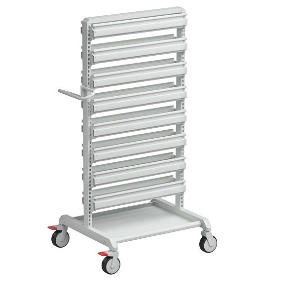 TRESTON - STACKING BIN TROLLEY 780MM X 715MM X