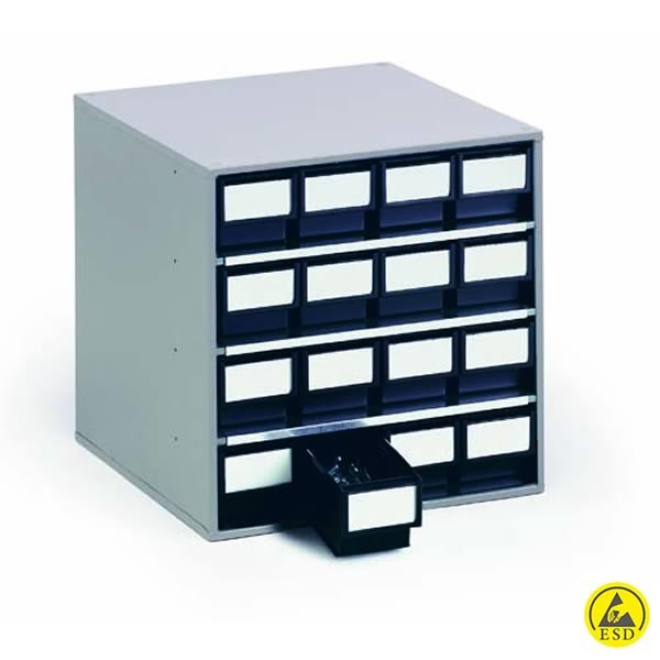 TRESTON CASSETTIERA ESD CON 16 CASSETTI TIPO4010