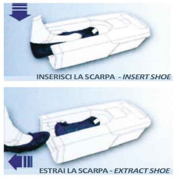DISPENSER AUTOMATICO DI SOVRASCARPE
