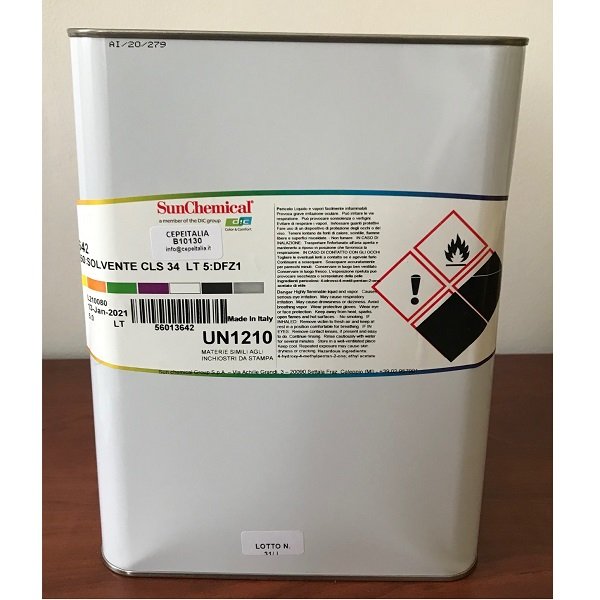 SUNCHEMICAL SOLVENTE CLS 34 -  LT 5