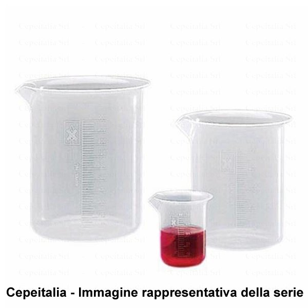 BICCHIERE GRADUATO IN RILIEVO - PP - FORMA BASSA