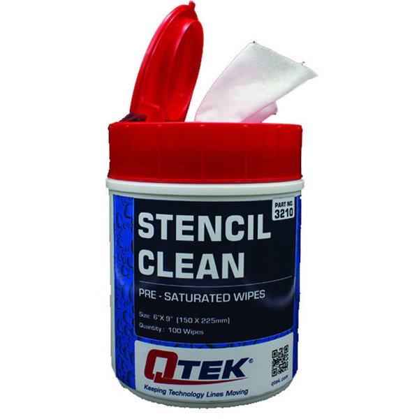 QTEK 3210 STENCIL CLEAN SALVIETTE 150X225MM 100PZ